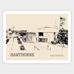 Hawthorne California Magnet